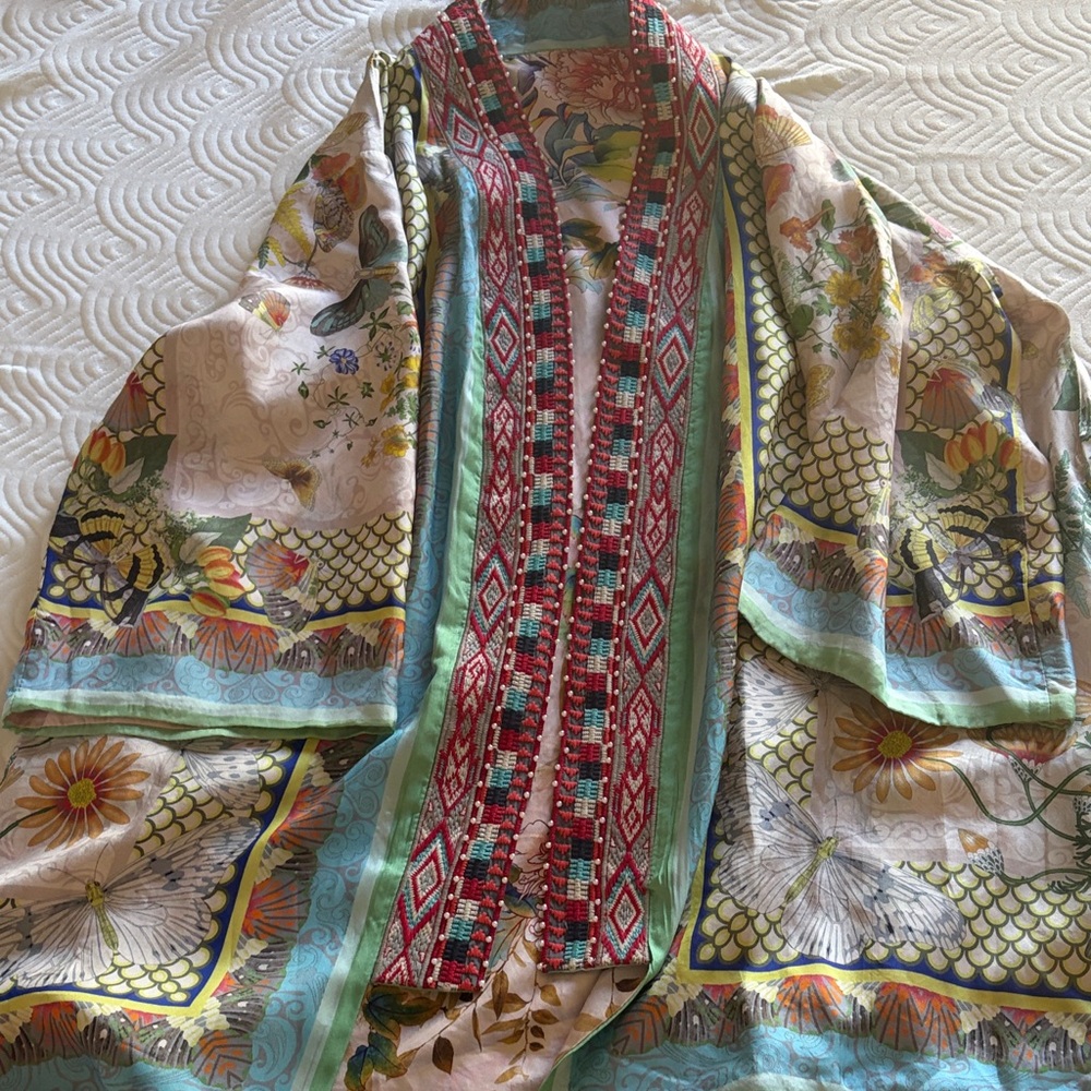 Johnny Was Silk Kimono